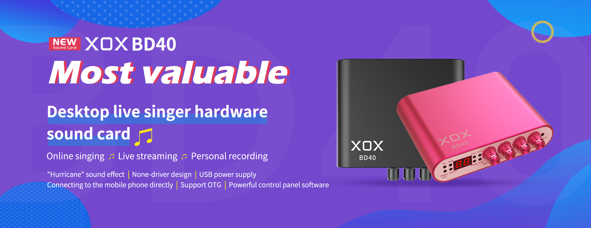 BD40 Best hardware sound card ever
