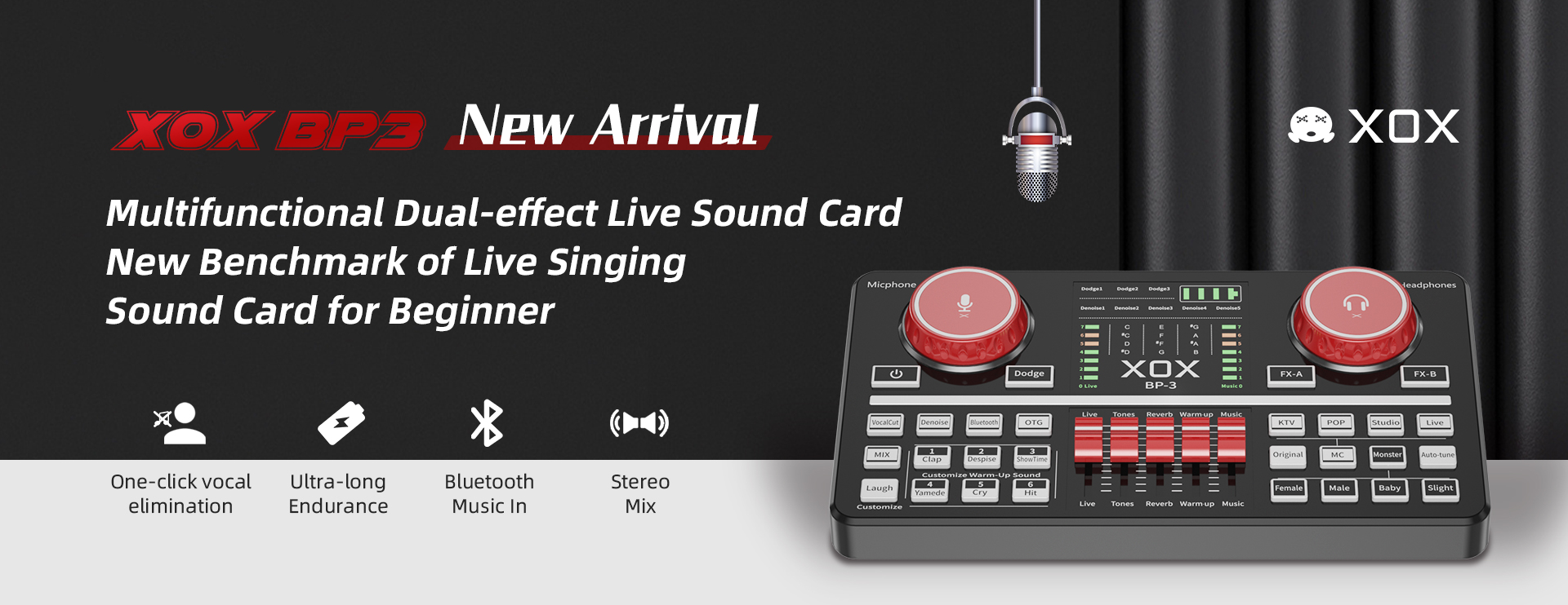 XOX BP3 Dual Sound Effects Magic 